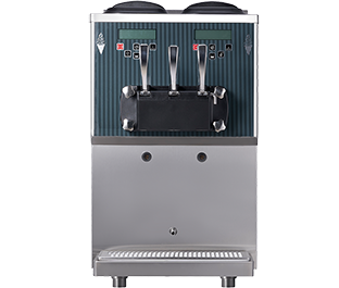 Softeismaschine Tischmodell 2x2 Liter Kühlzylinder S121 Gravity 