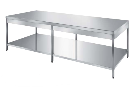 Zentraltisch mit einem Bodenbord
