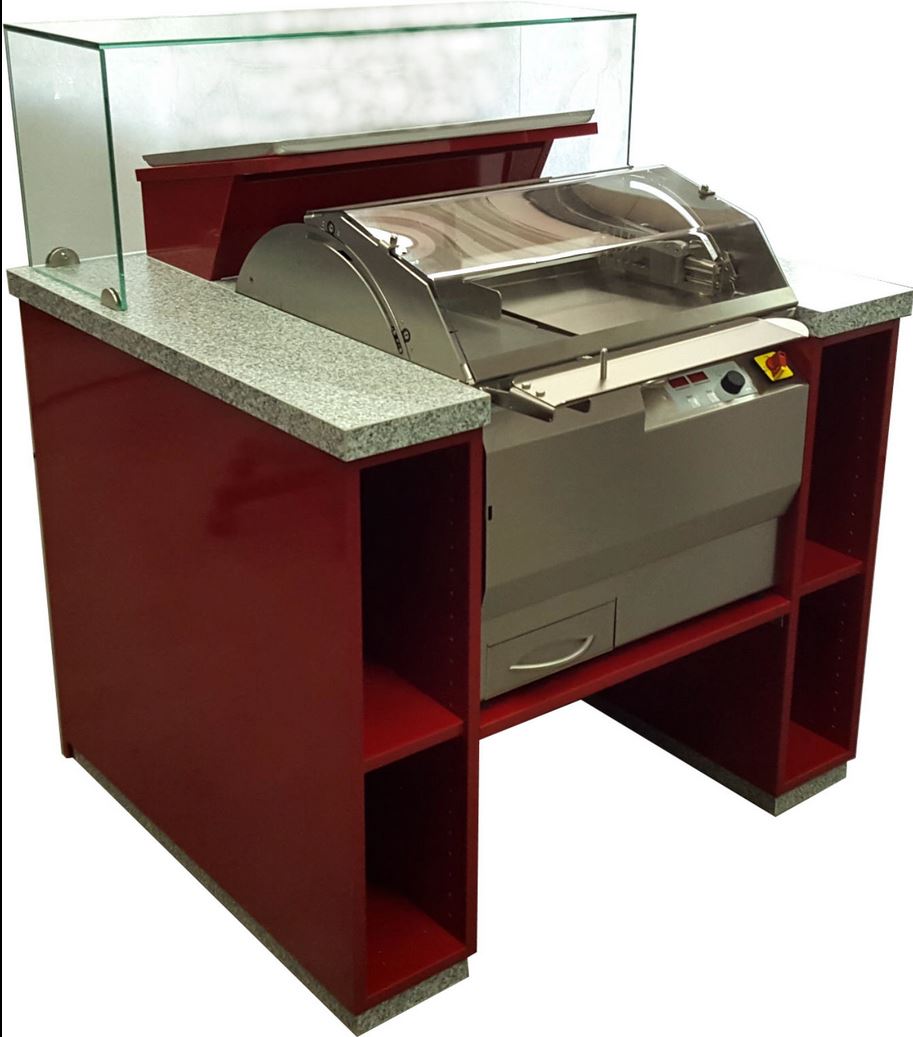Kreismessermaschine Lotus T small - Tischmaschine zum Brotschneiden